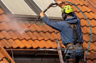 Démoussage et hydrofuge de toiture à Montrabé